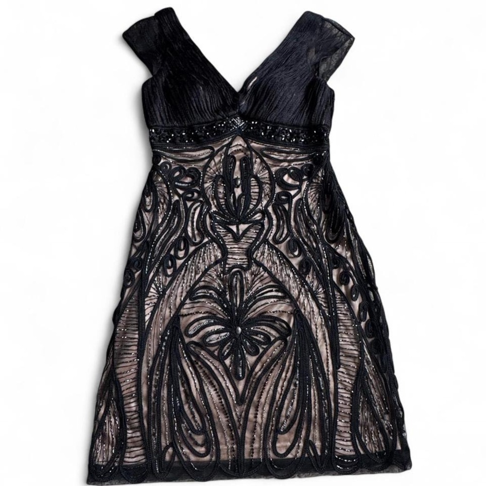 Vintage Sue Wong Black Beaded Dress‎